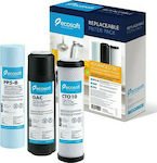 Ecosoft Water Filter Replacement Reverse Osmosis (RO) from Activated Carbon 10" 3pcs