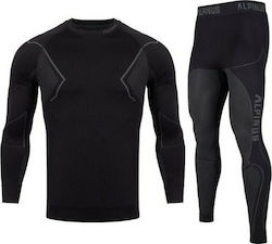 Alpinus Active Base Layer Σετ Ισοθερμικών Μαύρο Alpinus Active Base Layer Σετ Ισοθερμικών Μαύρο