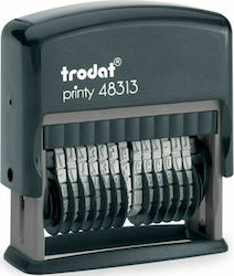 Trodat Printy 48313 Rectangular Self-Inking Number Stamp