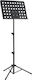 vidaXL Stand Orchestra Height 75-142cm Black 70090