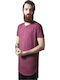 Urban Classics Men's T-Shirt Monochrome Burgundy