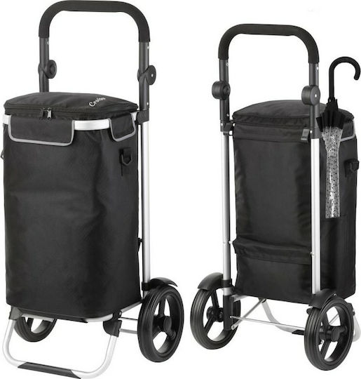 Allround Cruiser Shopping Trolley Black 45x35x100cm