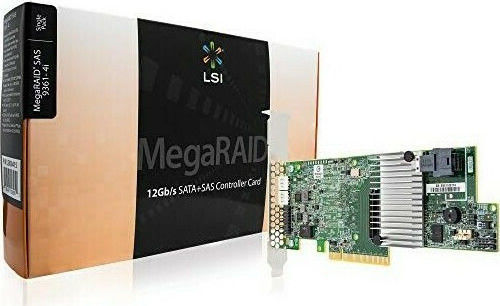 Broadcom PCIe Card with 4 SAS / SATA Ports MegaRAID SAS 9361-4