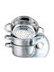 Maestro Steaming Pot Deep Stainless Steel Pot 4lt / 22cm