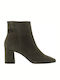 Mourtzi Suede Women's Ankle Boots Khaki