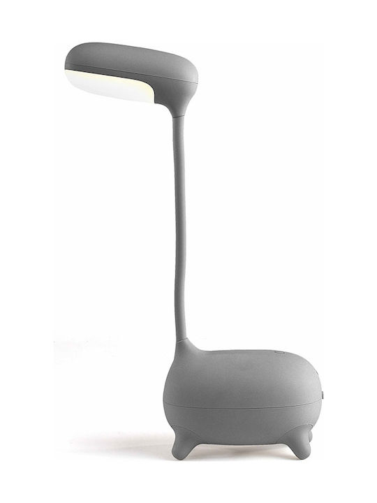 Livoo LED Bürobeleuchtung mit flexiblem Arm in Gray Farbe
