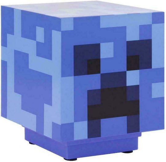 Paladone Kinder Dekorative Lampe Minecraft Creeper Blau 11εκ.