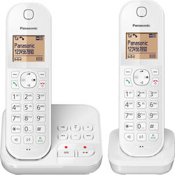 Panasonic KX-TGC422 Cordless Phone (2-Pack) White