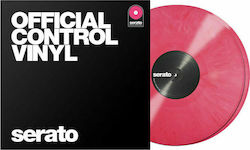 Serato Pair of Scratch Timecode Records 12" Official Control Performance Series Pair Pink in Pink Colour