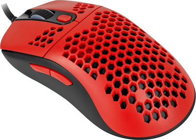 Arozzi Favo RGB Gaming Gaming Maus 16000 DPI Rot