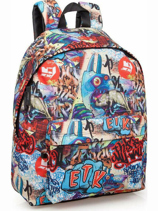 J.M Inacio School Bag Backpack Elementary, Elementary Multicolored