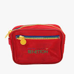 Benetton Pencil Case with 1 Compartment Red