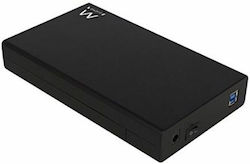 Ewent Eminent EW7056 Твърд диск кутия 3.5" SATA III с връзка USB 3.0 в Черен цвят Ewent Eminent EW7056 Твърд диск кутия 3.5" SATA III с връзка USB 3.0 в Черен цвят