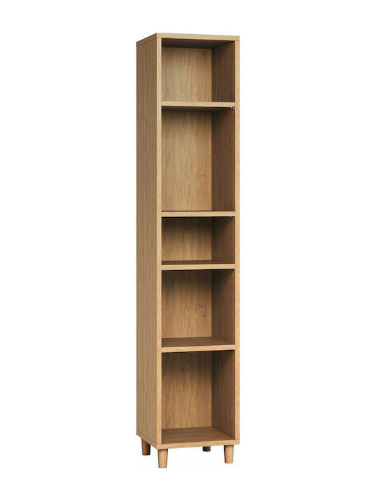 Simple Bibliotecă pardoseală Lemn Gri 39x38x194.5cm