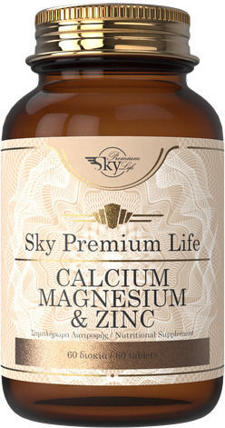 Sky Premium Life Calcium, Magnesium & Zinc 60 ταμπλέτες