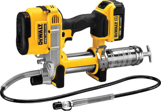 DEWALT Ηλεκτρικό Πιστόλι Γράσου Μπαταρίας Λιθίου 18V 1x5Ah με Θήκη