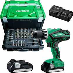 Hikoki DV18DJLWKP2Z Δραπανοκατσάβιδο Μπαταρίας 18V 2x1.5Ah
