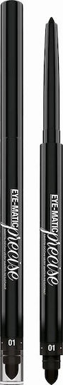 Bellaoggi Eye Matic Precise Long Lasting Matte Waterproof Soft Eye Pencil 001 Just Black