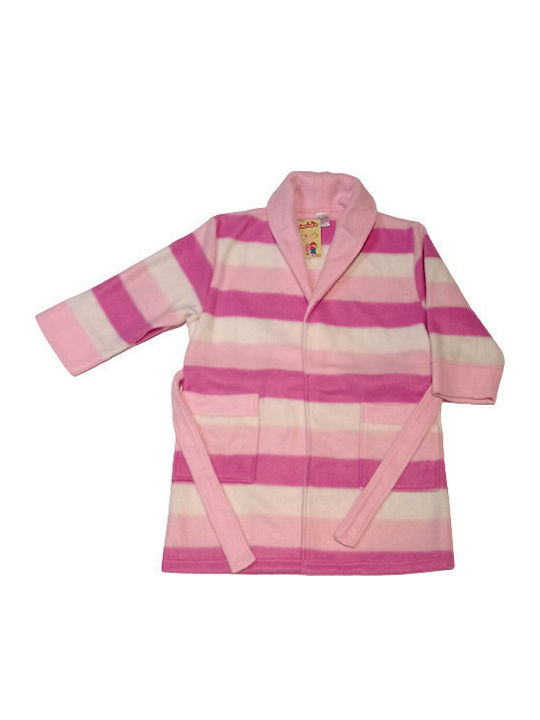 Minerva Halat pentru copii De iarnă Fleece Roz
