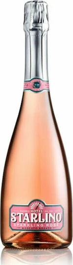Starlino Κρασί Hotel Moscato Rosato Μοσχάτο Ροζέ Ξηρό Ημιαφρώδες 750ml