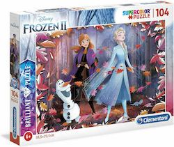 Kids Puzzle Disney Frozen 2 for 6++ Years 104pcs Clementoni