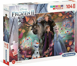 Kids Puzzle Disney Frozen 2 for 4++ Years 104pcs Clementoni