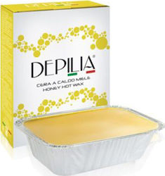 Depilia Facial & Body Hair Removal Wax in Tray Μέλι 500ml