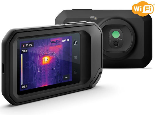 Flir Compact Handheld Thermal Camera mit Bildschirm 3.5" für Temperaturen von -20°C bis 300°C mit WiFi