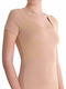 Kurzärmelige Baumwoll Damen T-Shirts Beiges 2Pack