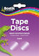 Bostik Κόλλα Αυτοκόλλητο Tape Disks Clear 120pads για Χαρτί