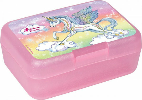 Die Spiegelburg Cutie De Prânz Pentru Copii Din Plastic Tematică Unicorni Roz 17 x 12 x 6.5 cm