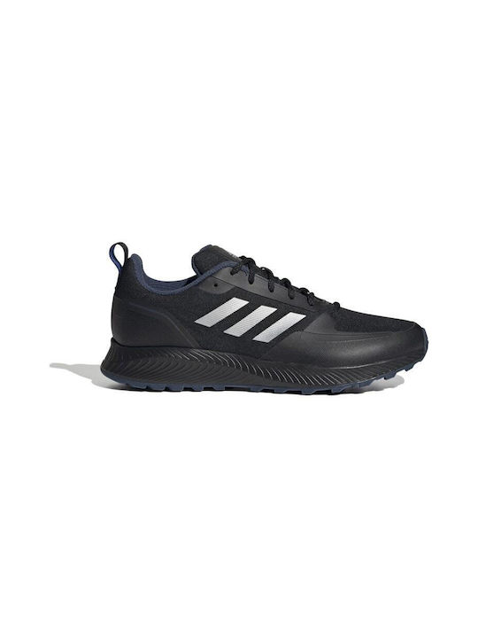 Run Falcon 2.0 Herren Sportschuhe Laufen Core Black / Silver Metallic / Crew Navy