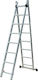 Inox Kiss Kiss Extensibilă Dublu Scara combinata Aluminiu 2x9