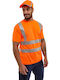 Axon Liverpool Hi Vis Мъжка Работна блуза Оранжев с Отразителни ленти
