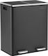 Songmics Waste Bin Waste made of Stainless Steel with Pedal Black 60lt 1pcs