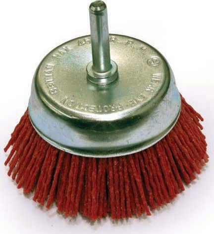 Benman 74324 Nylon Brush Bell for Drill 50mm