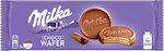 Milka Biscuiți Choco Wafer Cu topping Ciocolată cu lapte 1buc 150gr