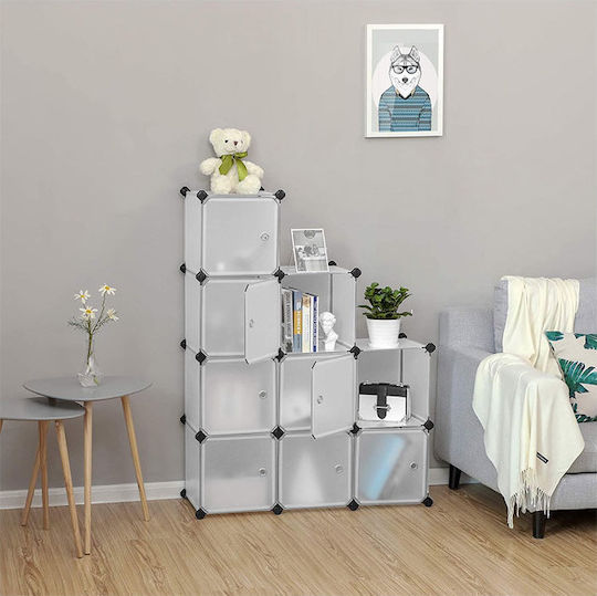 Songmics Cutie Din Plastic Pentru Depozitarea Pantofilor Albă 93x31x93cm