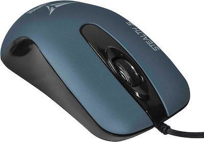 Alcatroz Stealth 5 Wired Mouse Blue