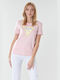 Guess W0BI25I3Z11 Women's T-shirt Pink W0BI25I3Z11-G6R4