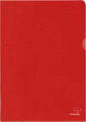 Typotrust Πλαστική Ζελατίνα για Έγγραφα Τύπου "Γ" A4 με Ενίσχυση Κόκκινο