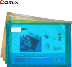 Comix Folder Transparent with Zipper for Paper A4 15984---74-2