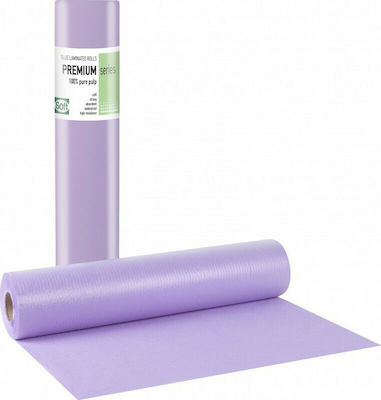 Bournas Medicals Examination Table Plasticized Paper Roll 58cm x 50m Purple Premium Standard