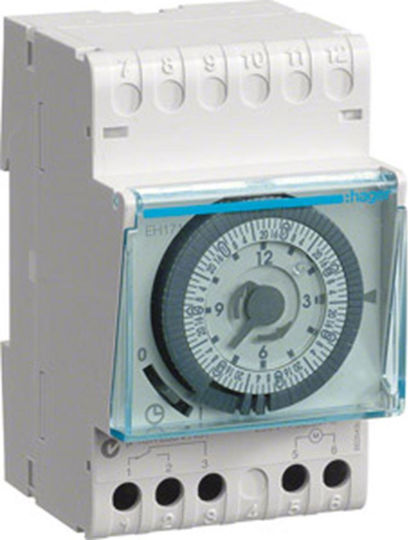 Hager Analog Time Delay Relay Weekly With Standby 200 Hours