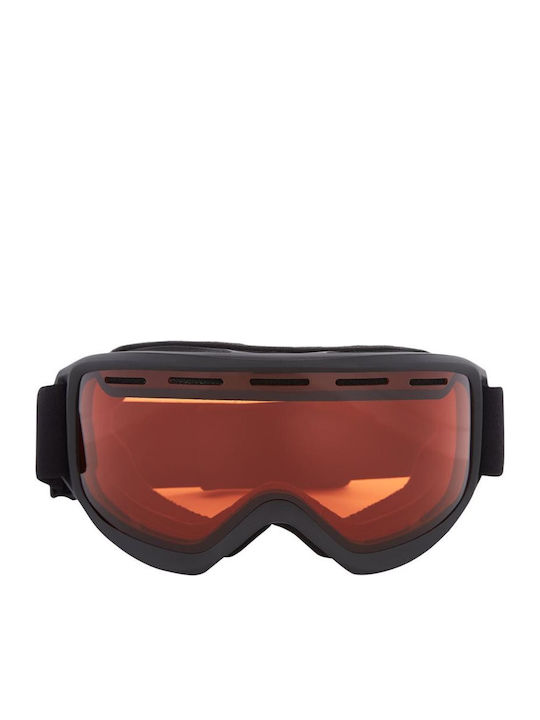 Mc Kinley Brave OTG Ski & Snowboard Goggles Kids Black with Lens in Orange Color