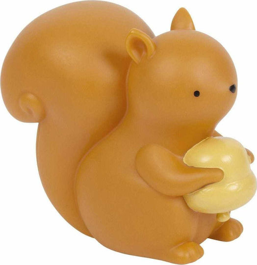 A Little Lovely Company LED Kinder Dekorative Lampe Squirrel Braun