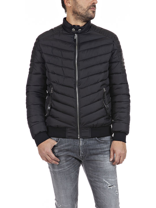 Replay Winter Jacket Puffer Black