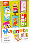 Apli Kids Magnetic Construction Toy Magnets Duo