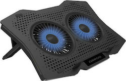 Omega Pad de răcire cu 2 Ventilatoare și Iluminare (OMNCP2FB) Omega Pad de răcire cu 2 Ventilatoare și Iluminare (OMNCP2FB)
