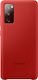 Samsung Silicone Cover Back Cover Silicon Roșu (Galaxy S20 FE)